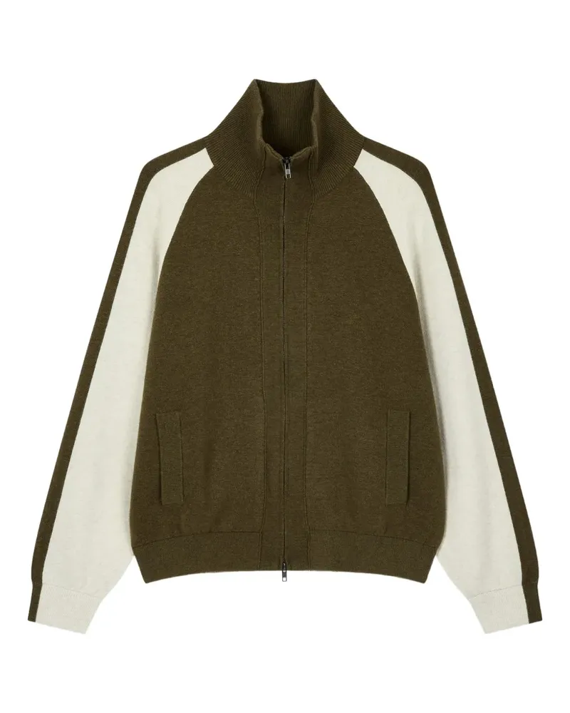 STUDIO TOMBOY Cardigan mit Reißverschluss - Braun Braun