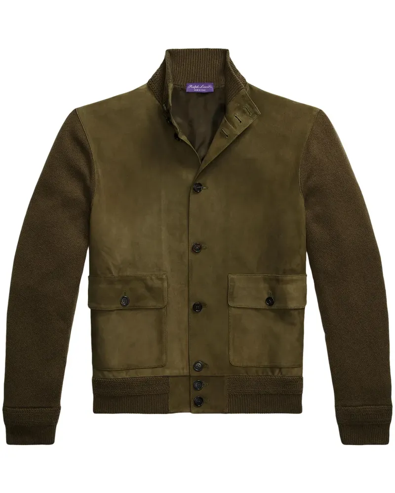 Ralph Lauren Cardigan aus Wildleder - Grün Grün