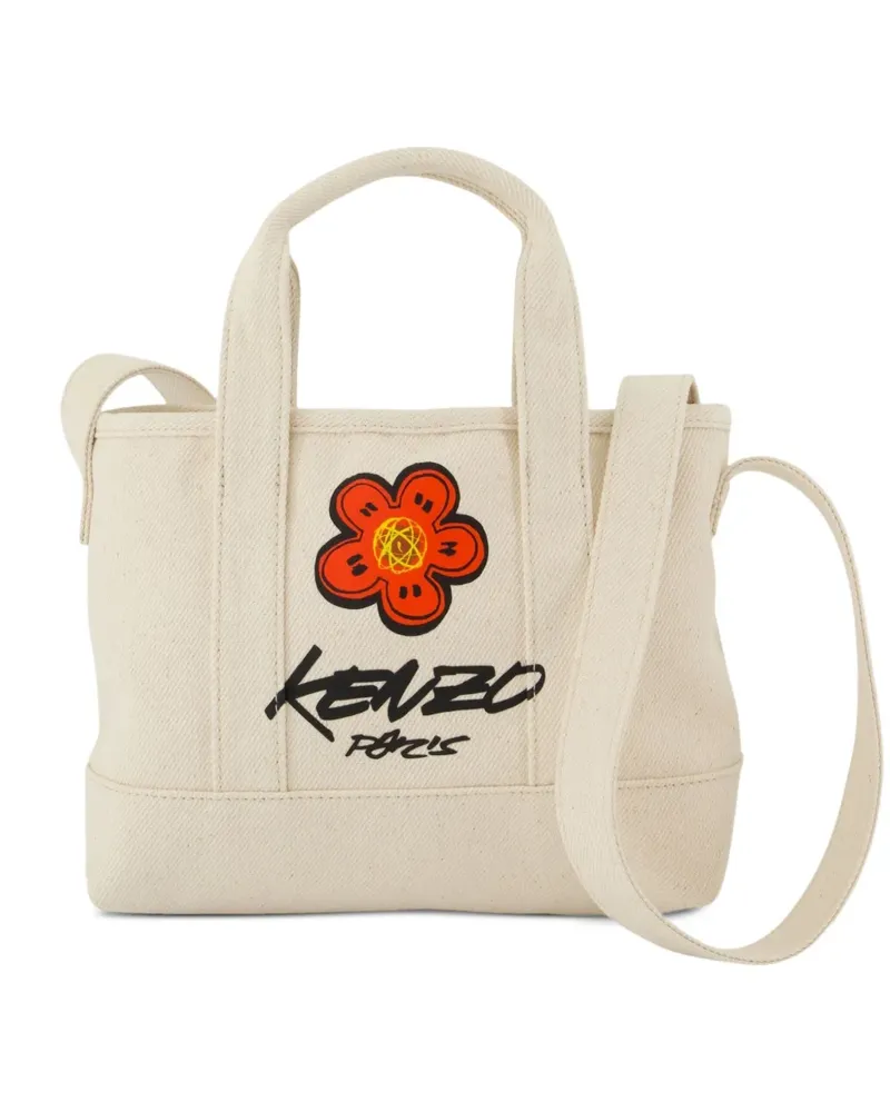 Kenzo x Futura 2000 Tote Bag mit Blumenprint - Nude Nude