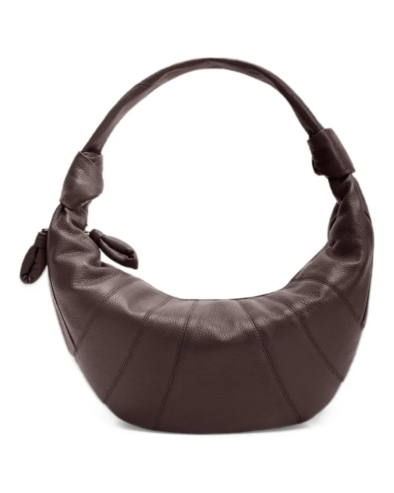 Christophe Lemaire Fortune Croissant Tasche aus Leder - Braun Braun