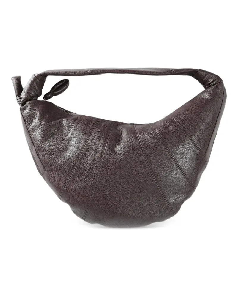 Christophe Lemaire Croissant Schultertasche - Braun Braun