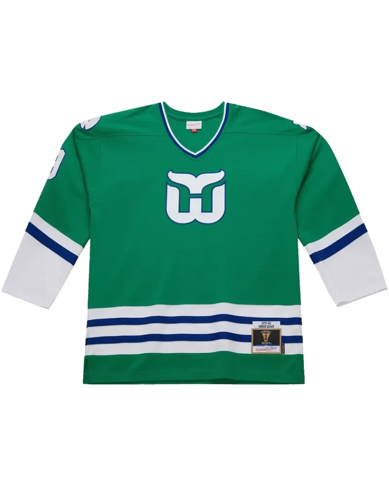 Mitchell & Ness NHL Dark "Whalers 1979 Gordie Howe" Trikot - Grün Grün