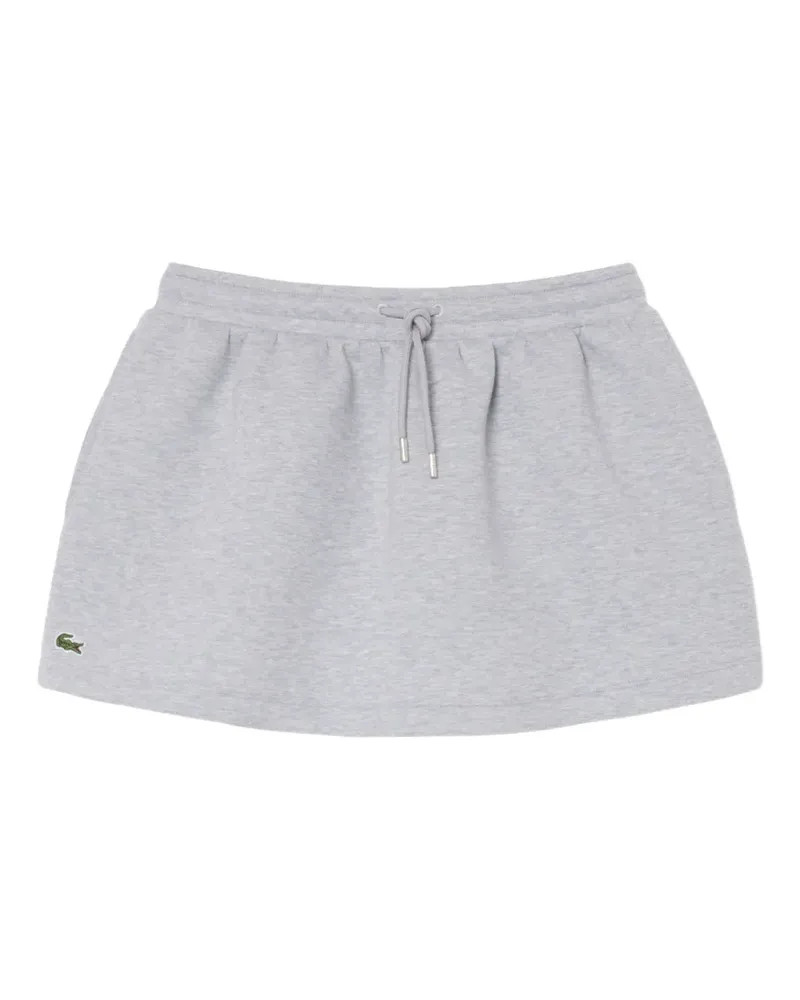 Lacoste short double-face jersey skirt - Grau Grau