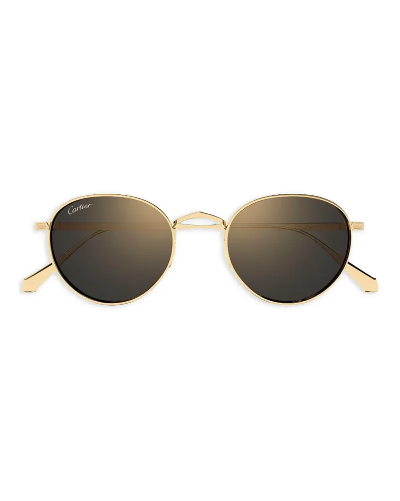 Cartier Runde Sonnenbrille - Gold Gold