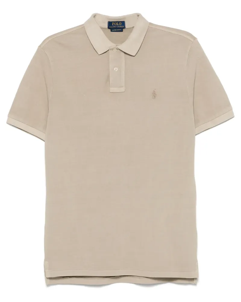 Ralph Lauren Poloshirt mit Polo Pony-Stickerei - Nude Nude