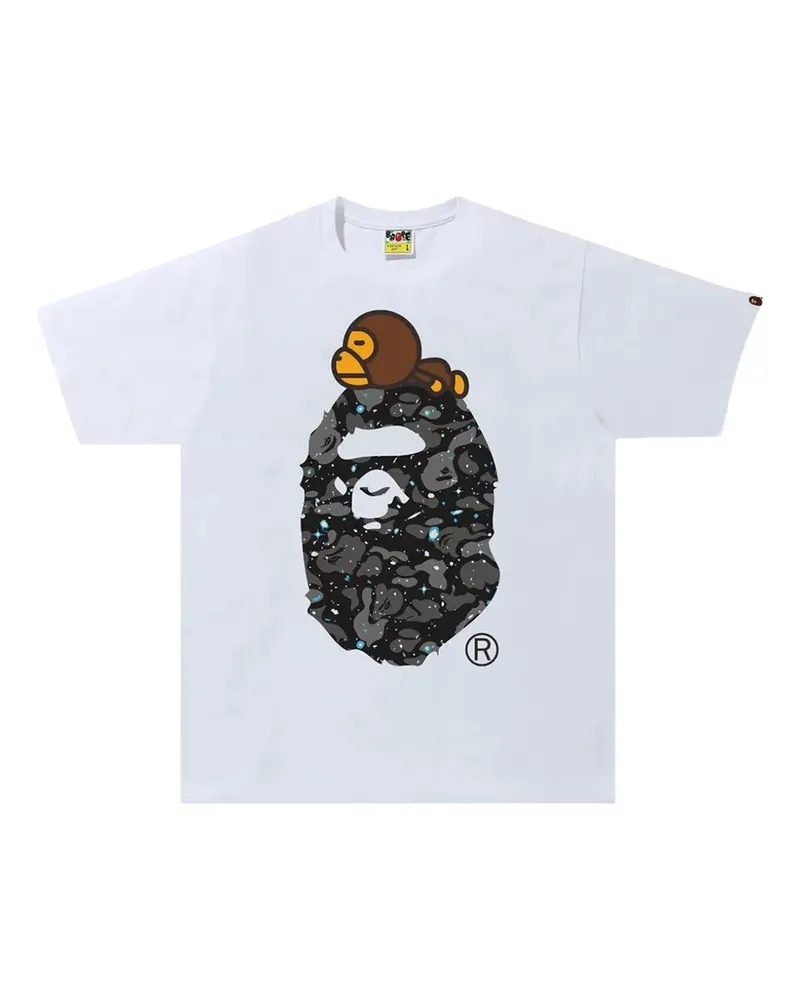 BAPE Milo On short-sleeves T-shirt - Weiß Weiß
