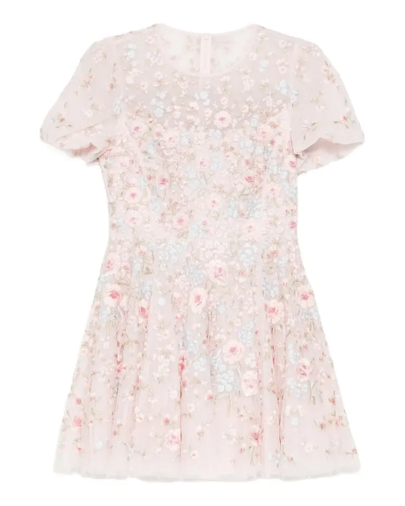 Needle & Thread floral embroidered dress - Rosa Rosa