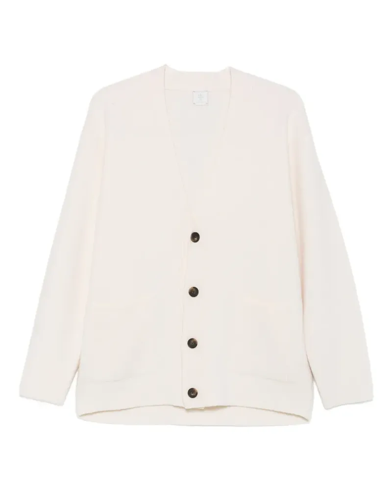 Eleventy Cardigan mit V-Ausschnitt - Nude Nude
