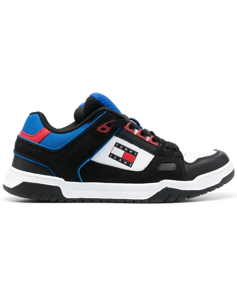 Tommy Hilfiger Klassische Slip-On-Sneakers - Schwarz Schwarz