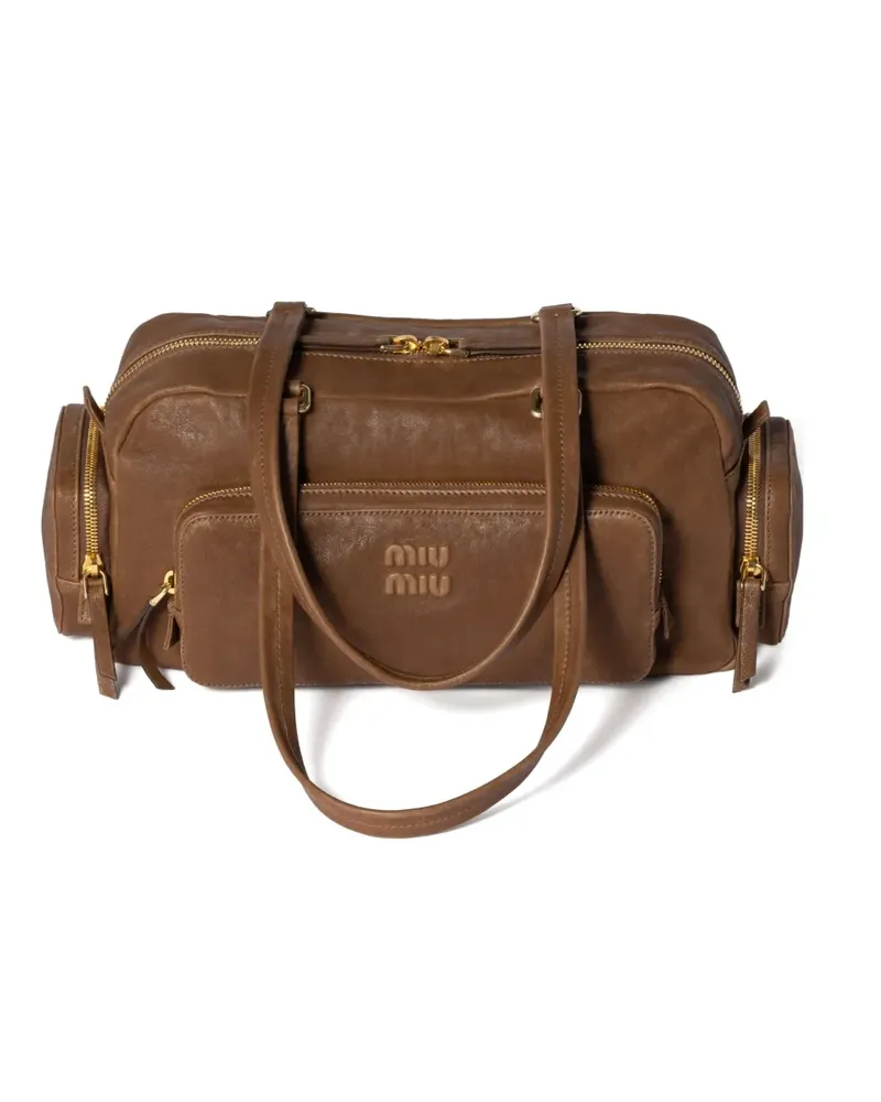 Miu Miu Handtasche aus Leder - Braun Braun