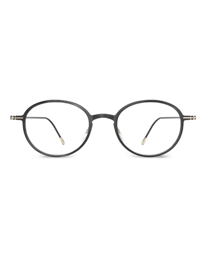 Silhouette Lite Spirit round-frame glasses - Schwarz Schwarz