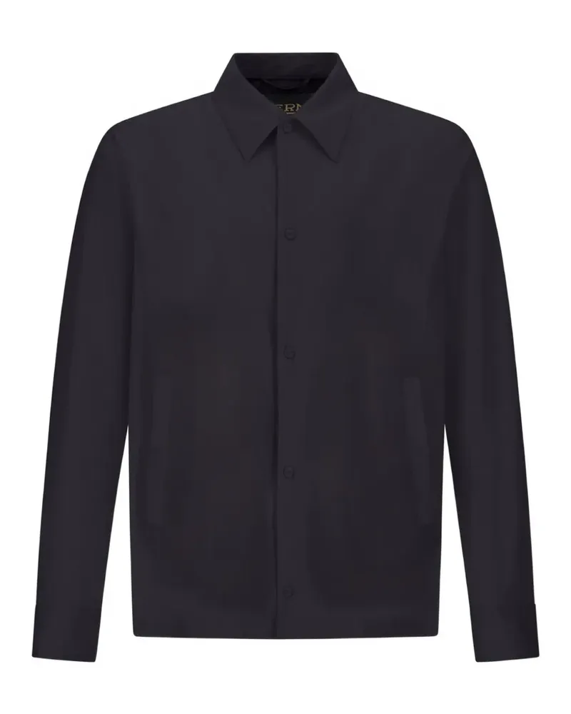 Herno Gerüschtes Hemd - Blau Blau