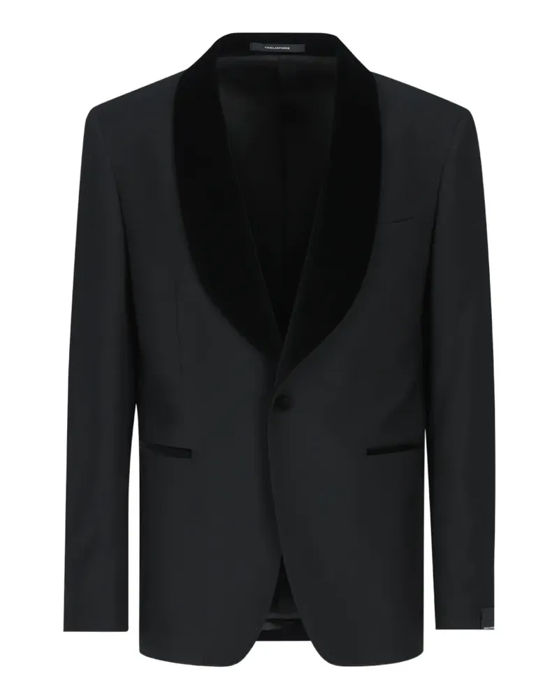 Tagliatore Smoking-Jacke mit Schalkragen - Schwarz Schwarz