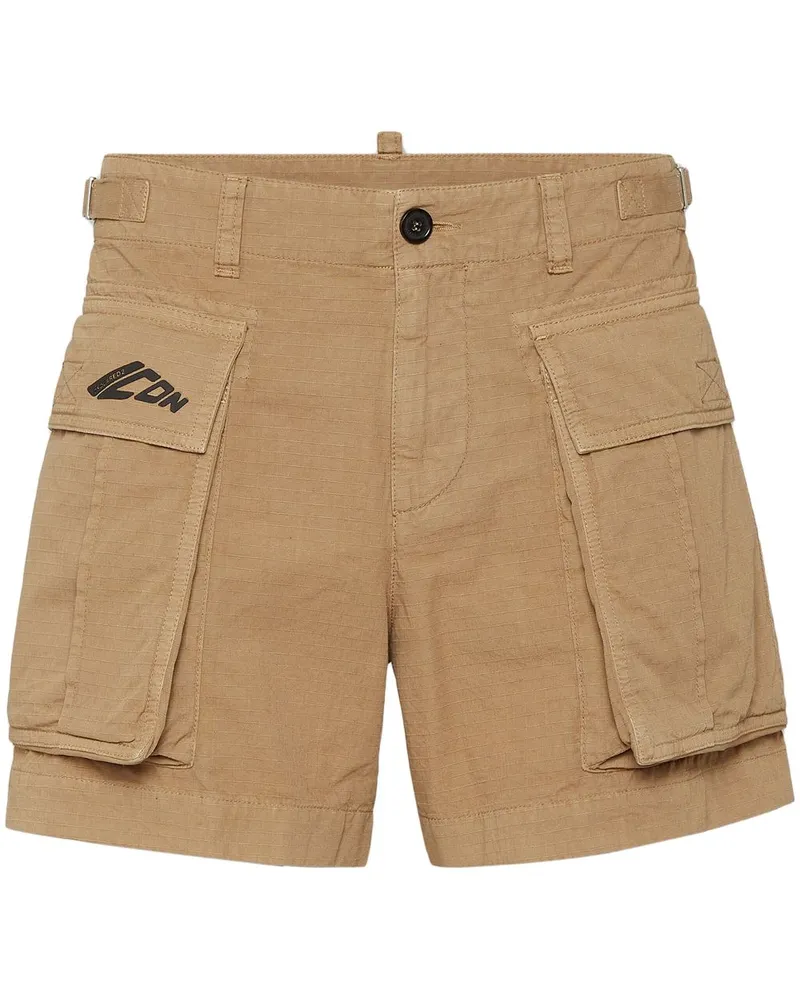 Dsquared2 Cargo-Shorts mit Icon-Print - Nude Nude