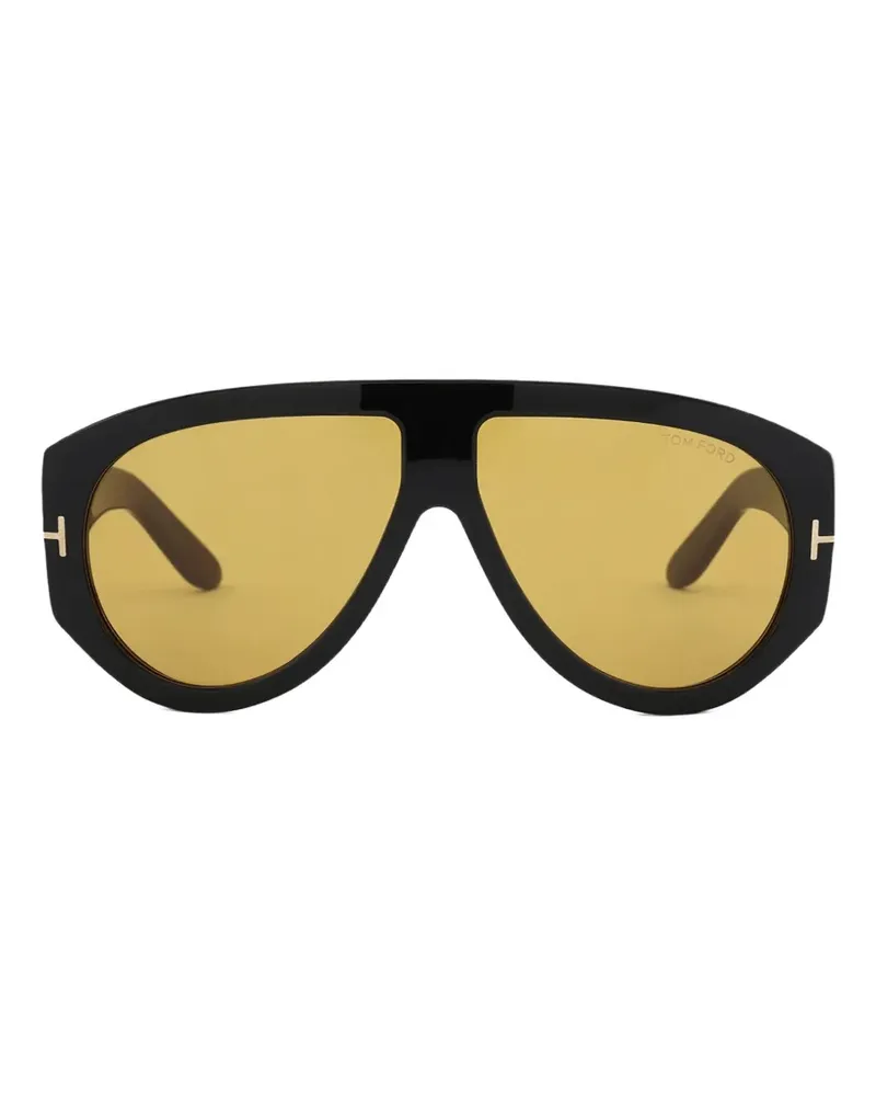 Tom Ford Bronson pilot-frame sunglasses - Schwarz Schwarz