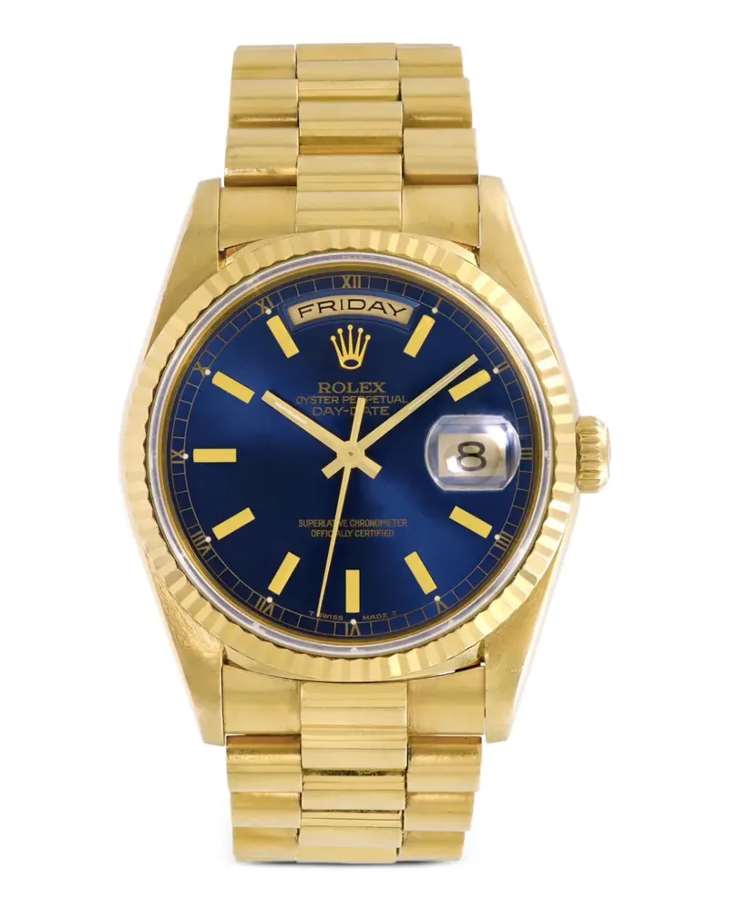 Rolex Day-Date President Armbanduhr 36mm - Blau Blau
