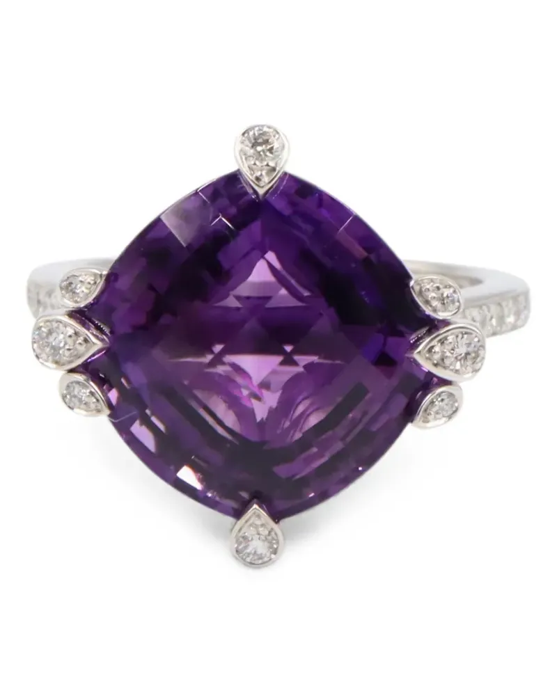 Cartier 2010s Indian Mystery amethyst and diamond ring - Silber Silber