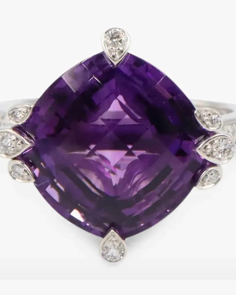 Cartier 2010s Indian Mystery diamond-embellishment ring - Silber Silber