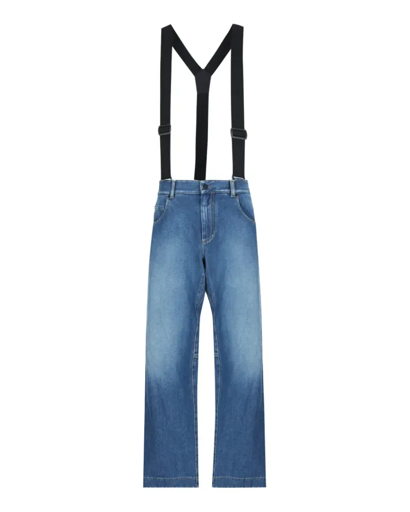 Moncler straight-leg ski jeans - Blau Blau