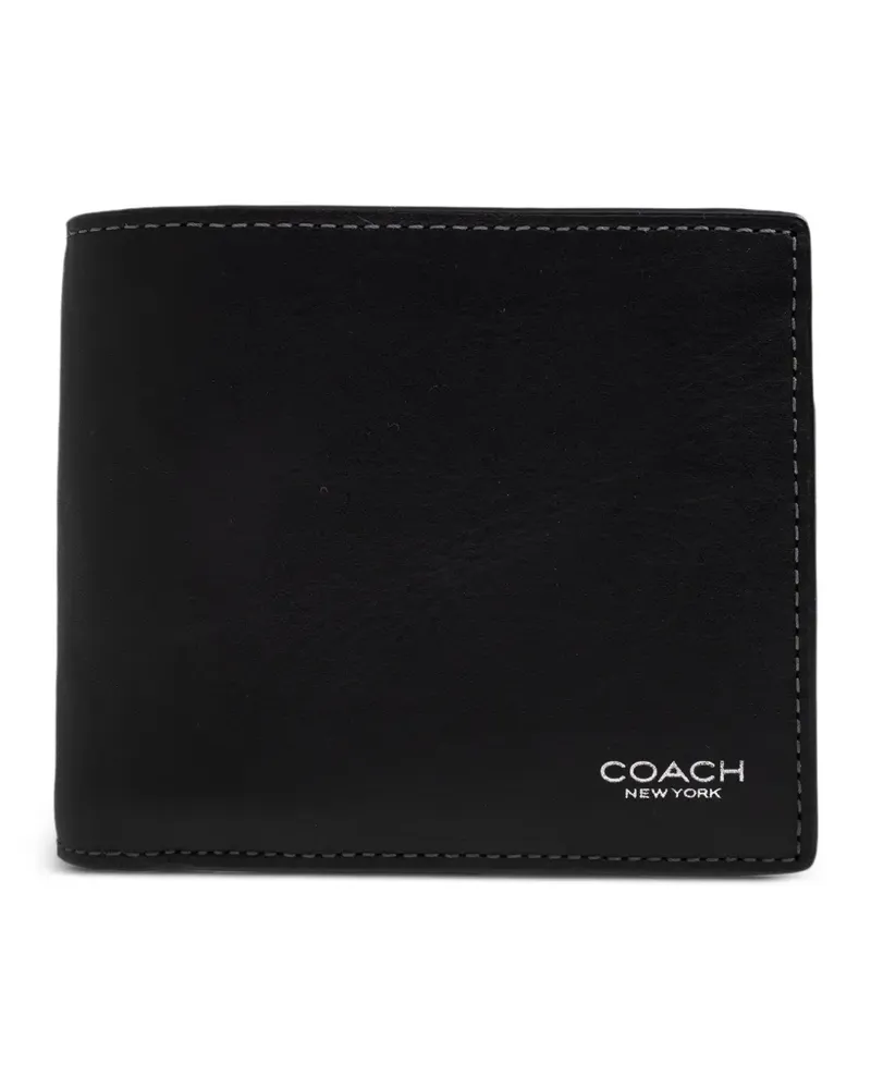 Coach 3-in-1 Portemonnaie mit Ziernähten - Schwarz Schwarz