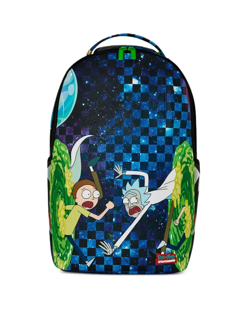 Sprayground Rick and Morty Portal Jumping Rucksack - Blau Blau