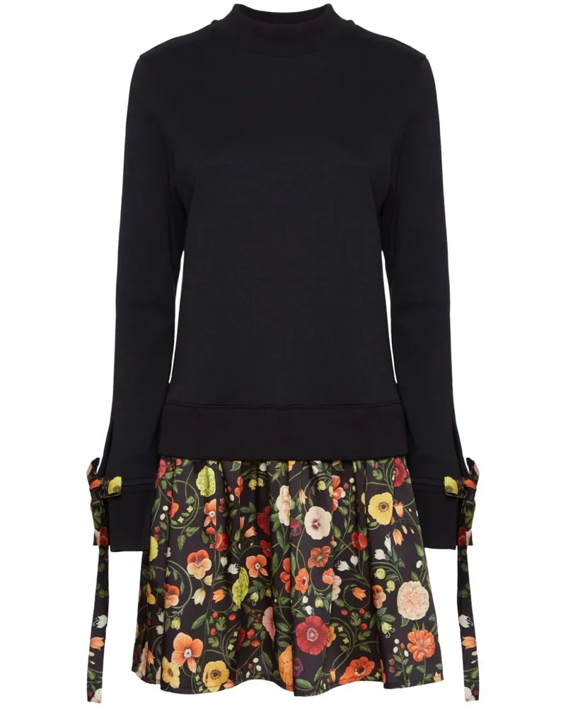 La DoubleJ Sporty Minikleid - Schwarz Schwarz