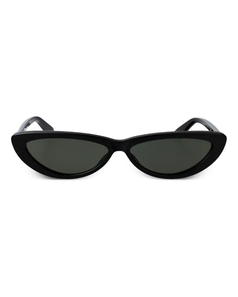 Alexander McQueen Sonnenbrille mit Cat-Eye-Gestell - Schwarz Schwarz