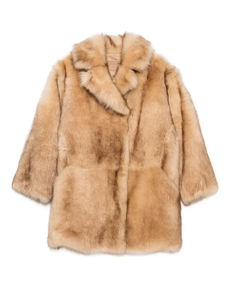 Prada Mantel aus Lammshearling - Braun Braun