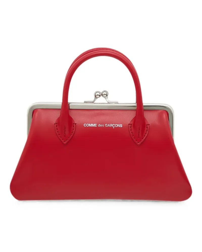 Comme des Garçons clasp-fastening top-handle wallet - Rot Rot