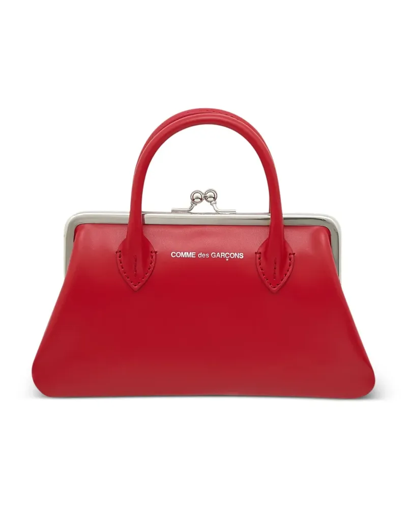Comme des Garçons clasp-fastening top-handle wallet - Rot Rot