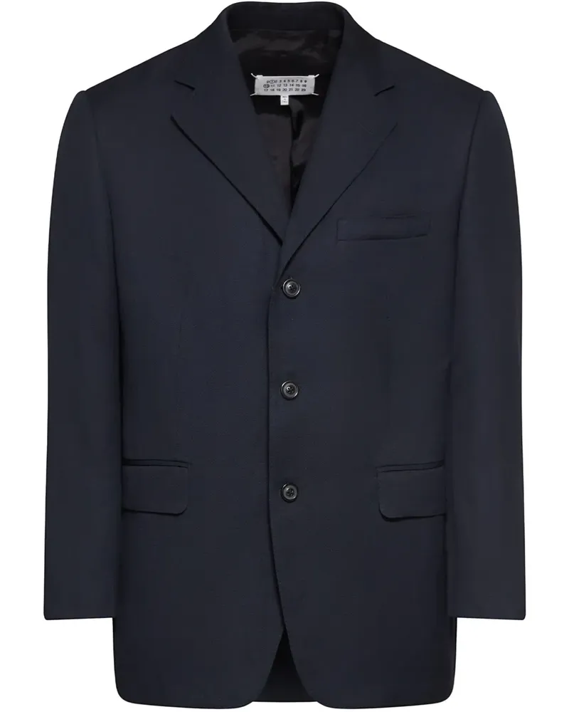 Maison Margiela Einreihiges Sakko - Blau Blau
