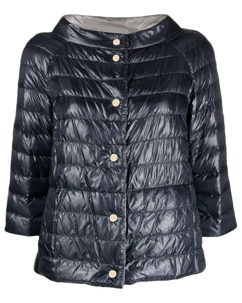 Herno Wendbare Steppjacke - Blau Blau