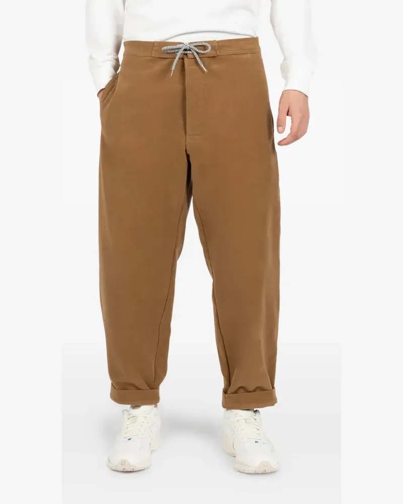 Société Anonyme Hakuba drawstring trousers - Braun Braun