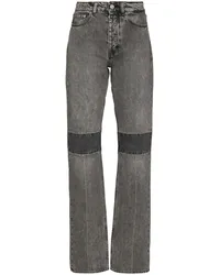 Our Legacy Gerade High-Waist-Jeans Grau