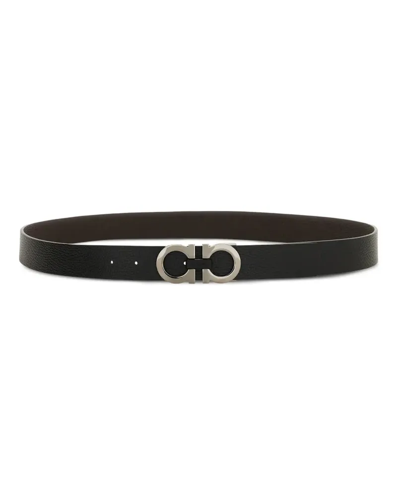 Ferragamo Gancini buckle belt - Schwarz Schwarz