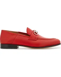 Ferragamo Loafer mit Gancini-Spange Rot