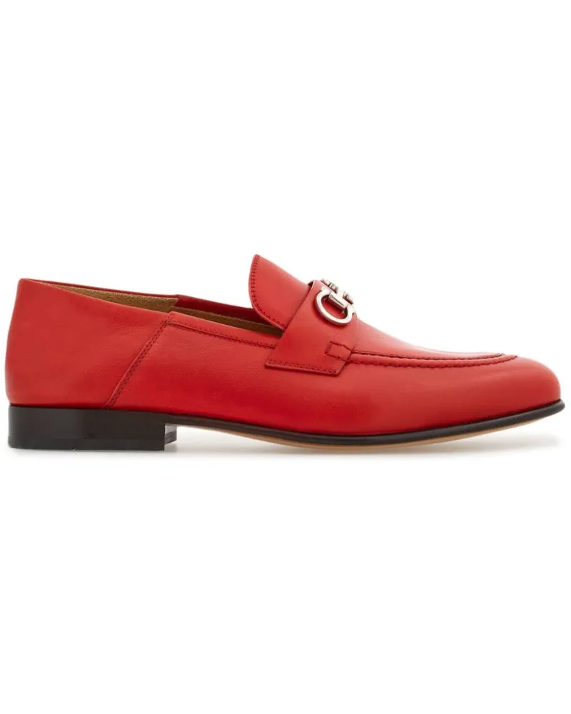 Ferragamo Loafer mit Gancini-Spange Rot