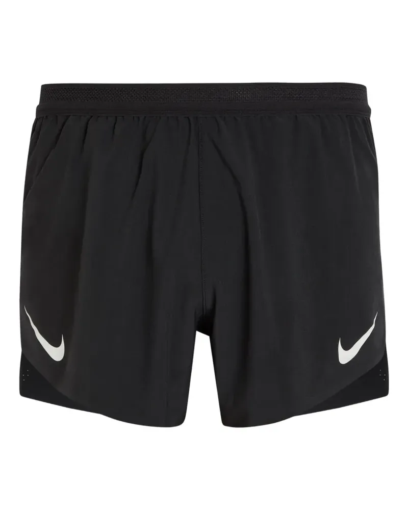 Nike Swoosh-print layered shorts - Schwarz Schwarz