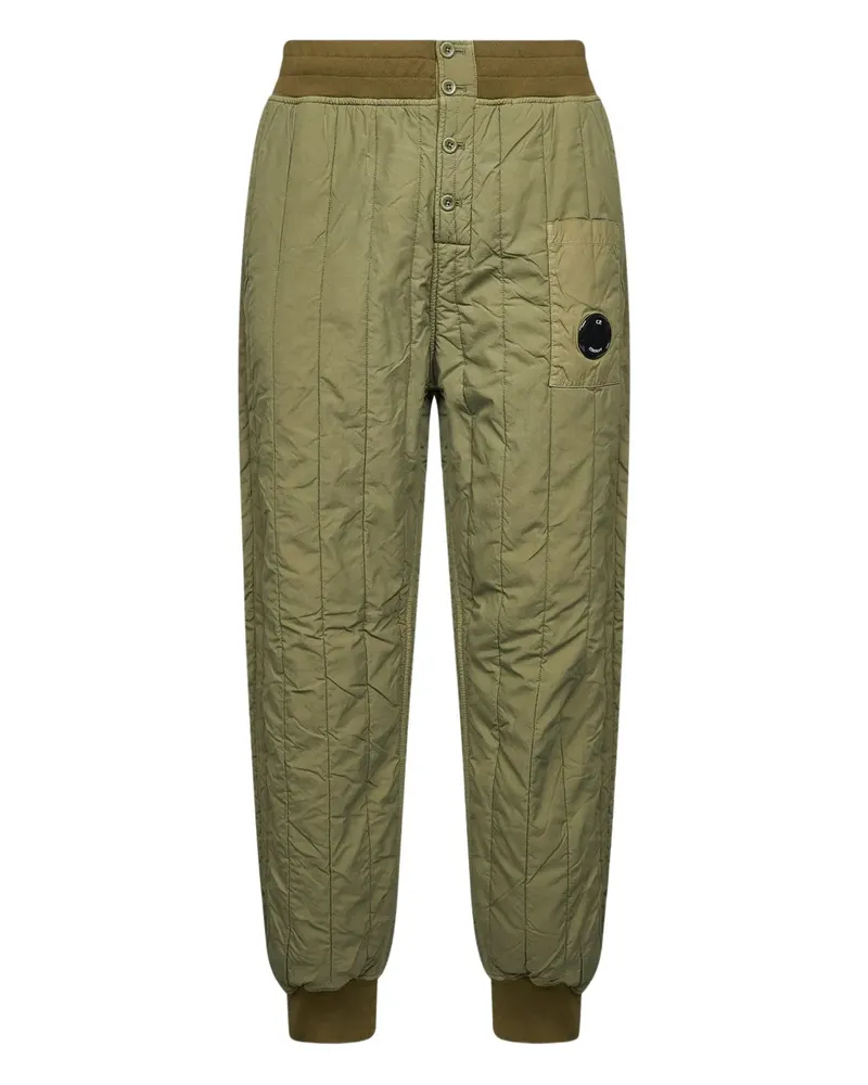 C.P. Company GD quilted patch-pocket track pants - Grün Grün