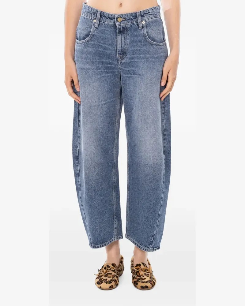 Cycle Aida Cropped-Jeans - Blau Blau