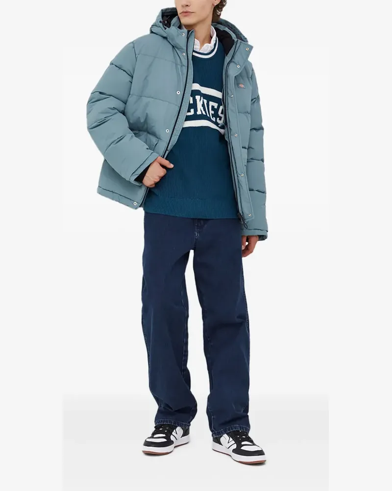 Dickies Gefütterte Kapuzenjacke - Blau Blau
