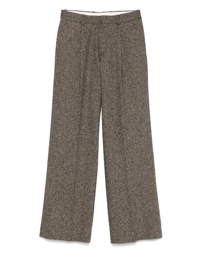 Sandro Hose mit Faltendetail - Braun Braun