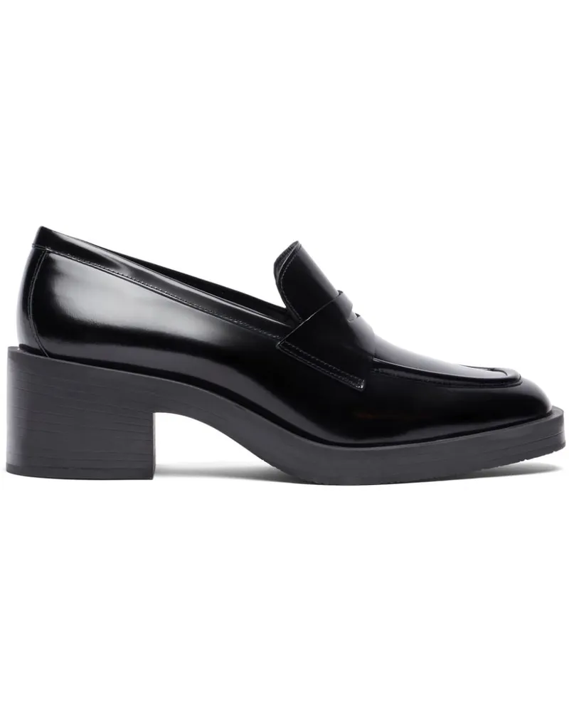 Stuart Weitzman Kaia Loafer 40mm - Schwarz Schwarz