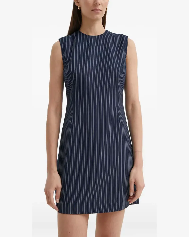 Day Birger et Mikkelsen Kleid mit Nadelstreifen - Blau Blau