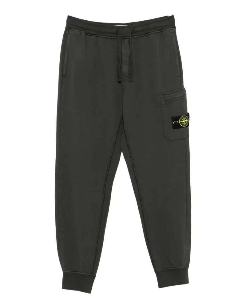 Stone Island logo-patch track pants - Grau Grau