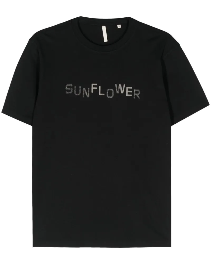 Sunflower T-Shirt mit Logo-Print - Schwarz Schwarz