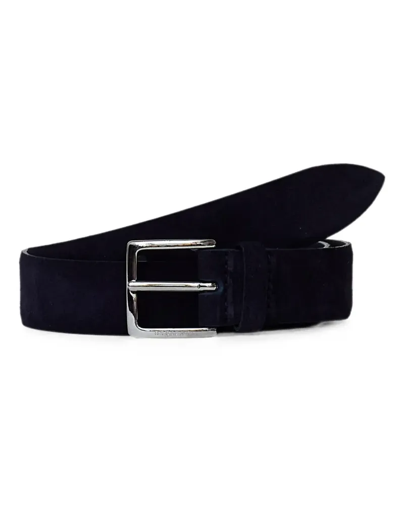 Orciani Amalfi Gürtel aus Wildleder - Blau Blau
