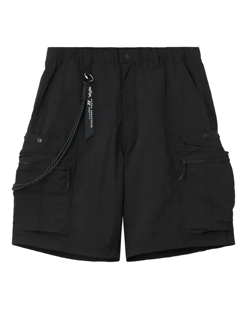 Izzue Klassische Cargo-Shorts - Schwarz Schwarz
