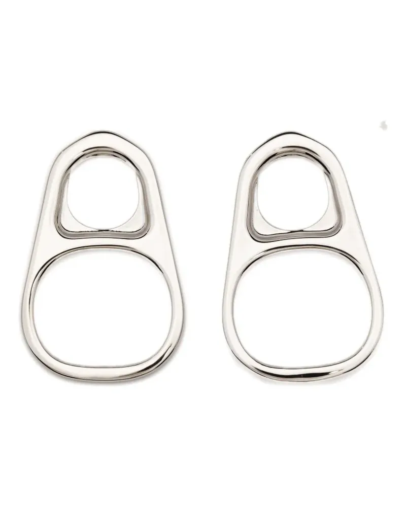 Jean Paul Gaultier Ohrringe mit Anhänger - Silber Silber