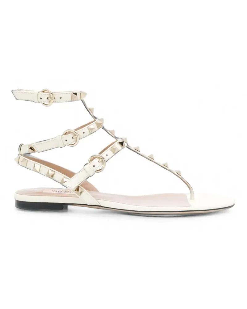 Valentino Garavani Rockstud Pantoletten - Weiß Weiß